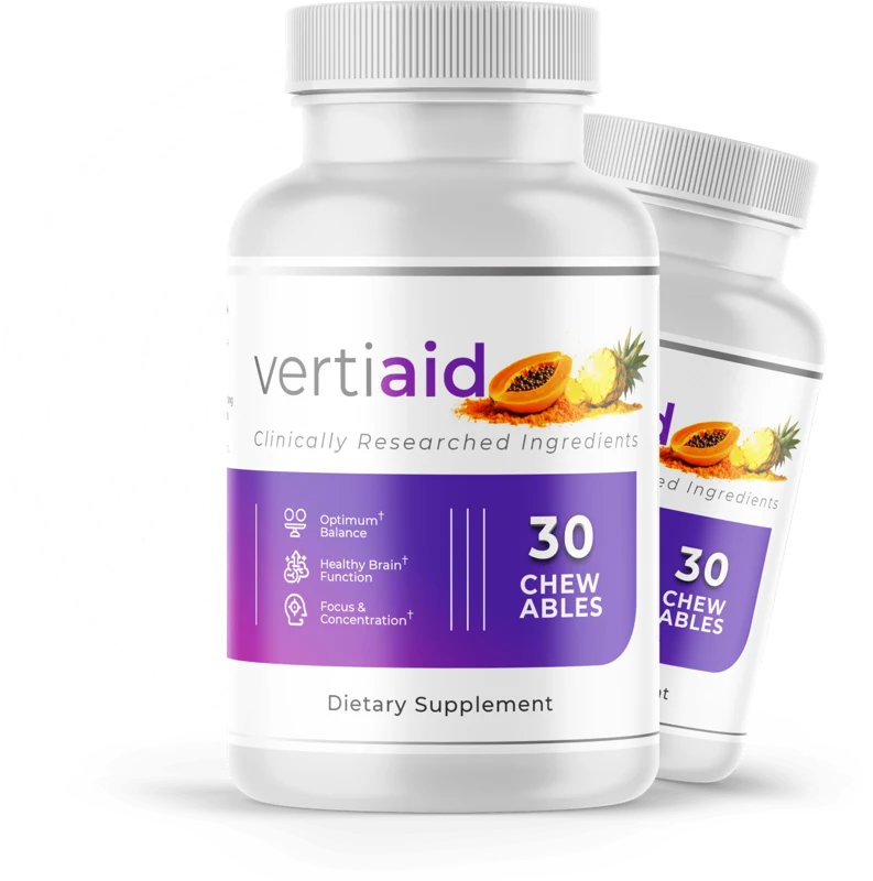 VertiAid balance chewables two bottles